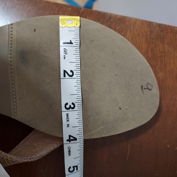 DAVID TATE Leather Flip Flop Sandals - size 8.5WW - Picture 7 of 11